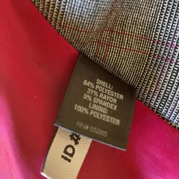 Gray Plaid Women's Skirt - Picture 7 of 7